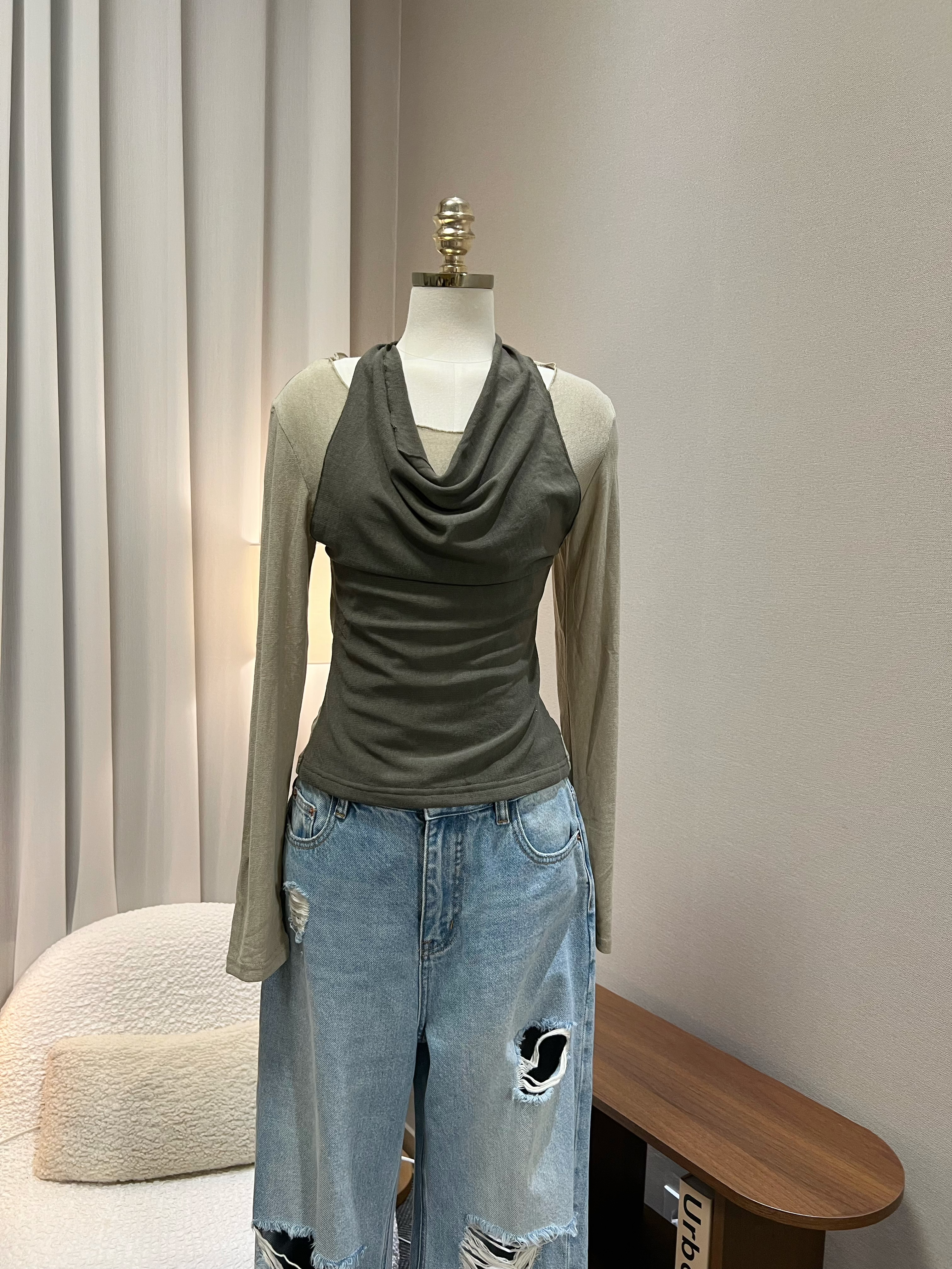 掛頸今季must pick ! 紗質假2件