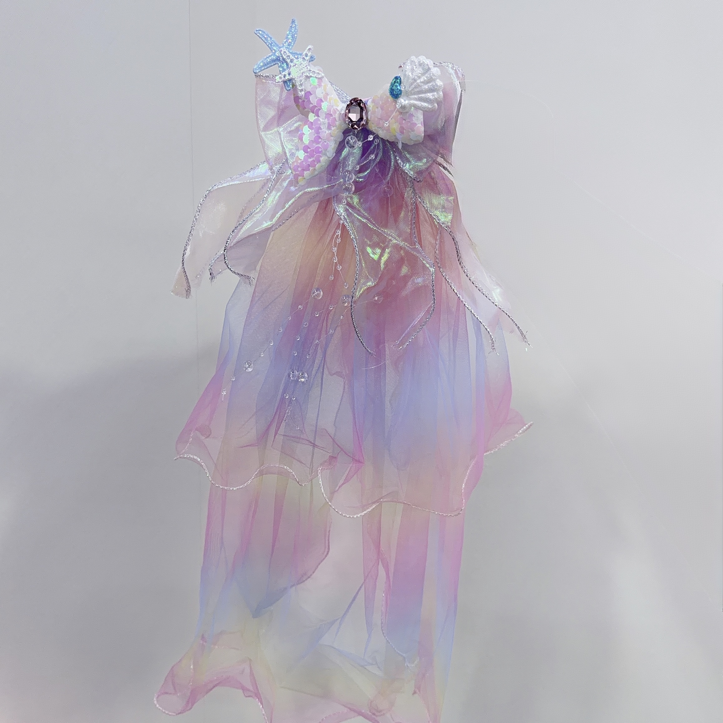 Mermaid Long Hair Veil (Clip-in Style) 美人魚長頭紗 - 髮夾款