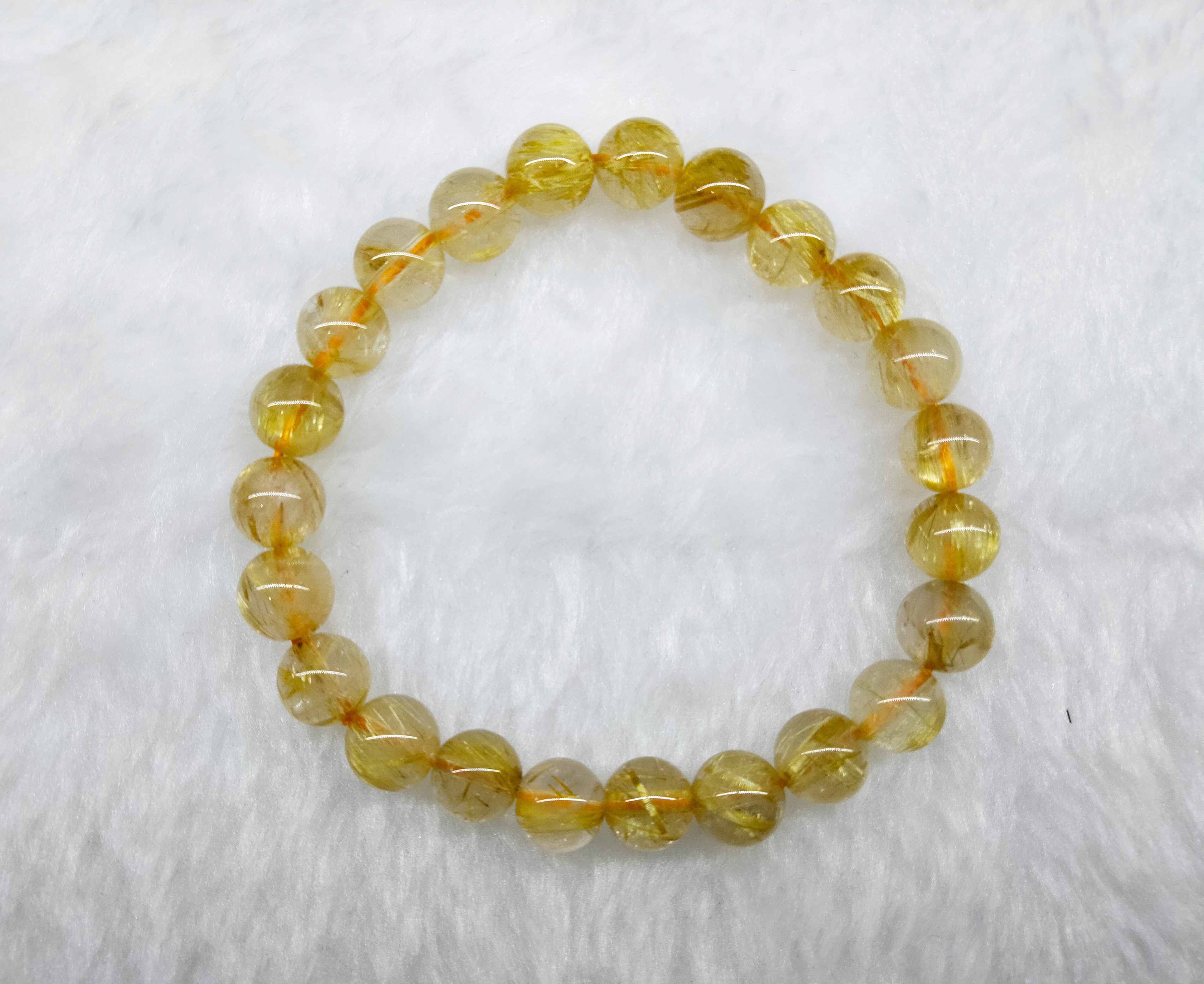 金髪晶手串 (8+mm)