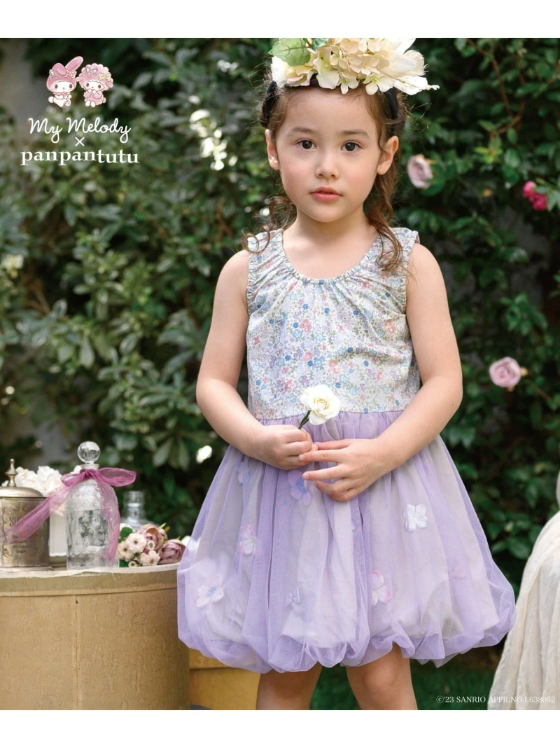 🆕【⭐訂購⭐】🇯🇵日本直送 panpantutu x #Sanrio  花朵 絲帶 氣球連身裙 ［3款選］🌀 [ELDA-0254][260528]