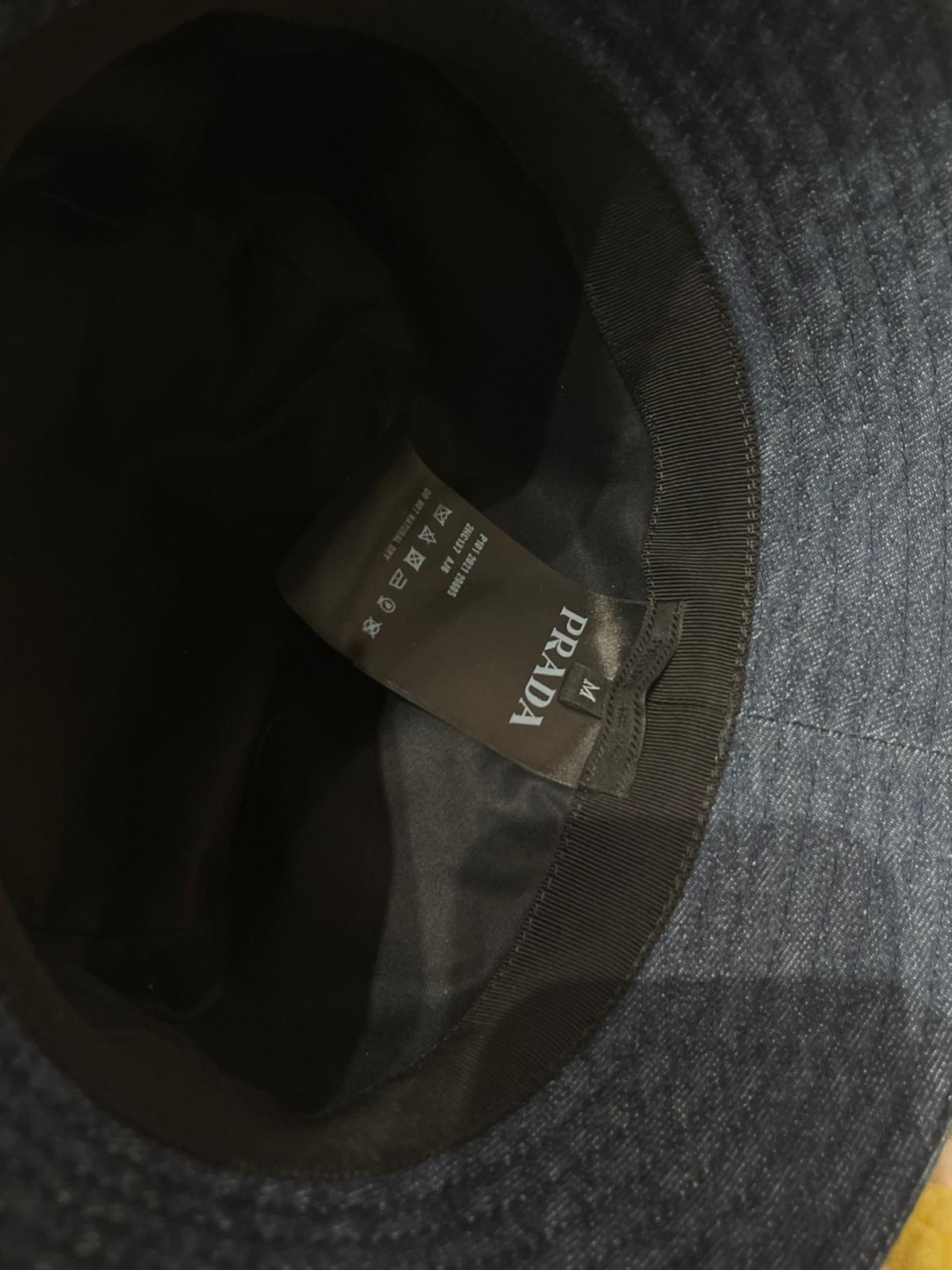 Prada bucket hat M denim  100%Authentic, 99%new