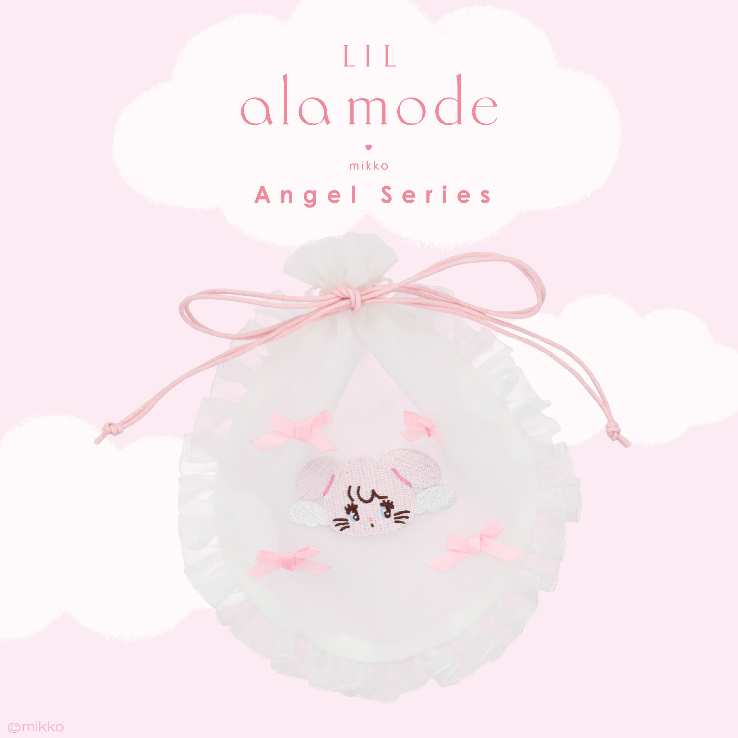 🎀【預訂】Lil ala mode❤︎mikko 天使系列圓形索繩包 - Cammy