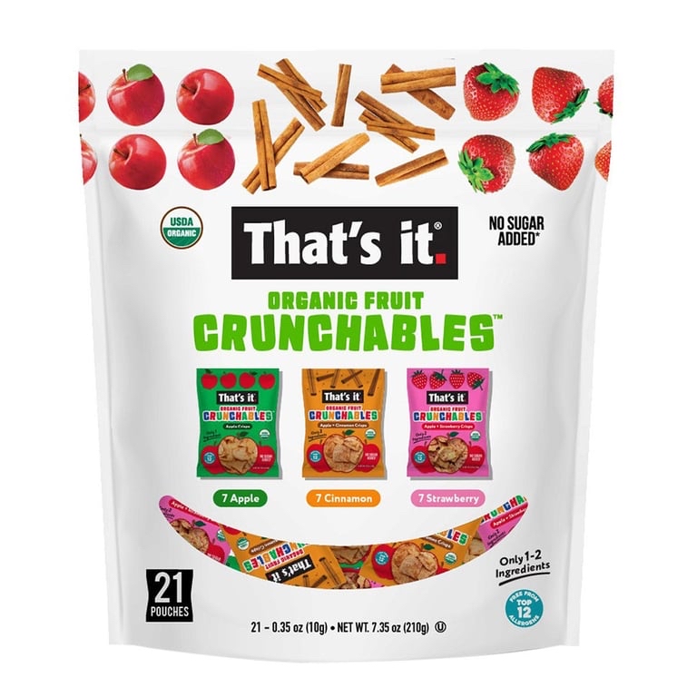 加拿大直送快閃  ‼️一日特價 That’s it. Crunchables 有機蘋果脆果乾混合裝