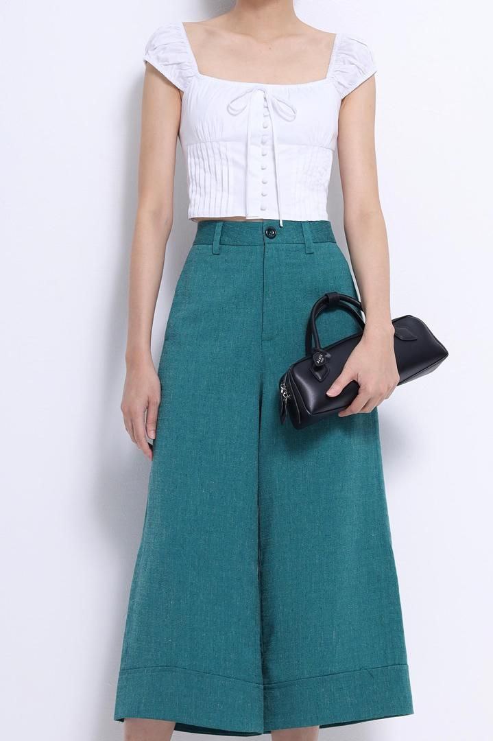 方领短版上衣 2609