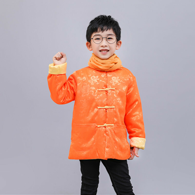 傳統新年唐裝雙面外套 -1件- 現貨