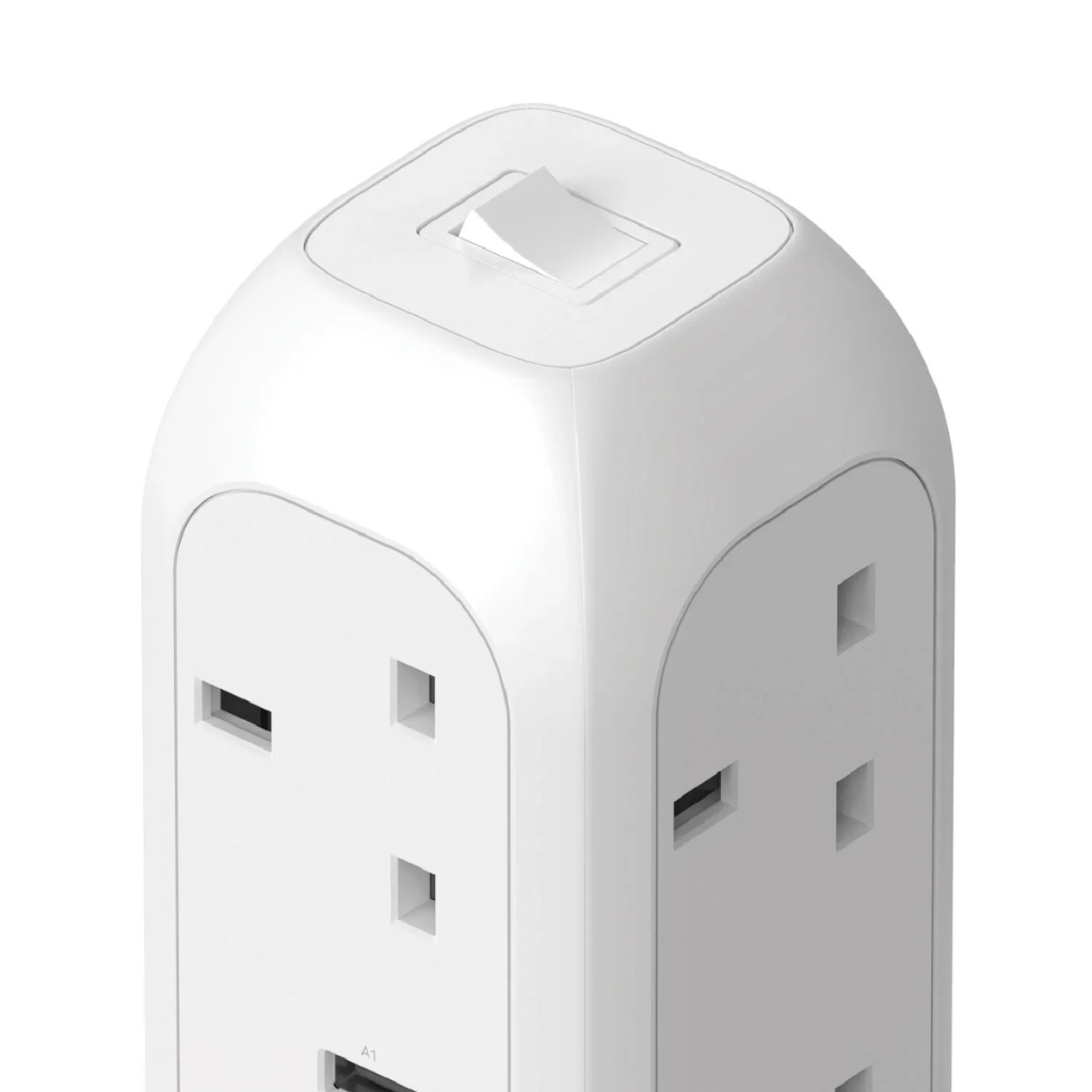 MOMAX 1‑Plug PD35W 7位拖板 US18A｜PD 快充・7 插位・過載保護・家居/辦公必備拖板｜香港行貨