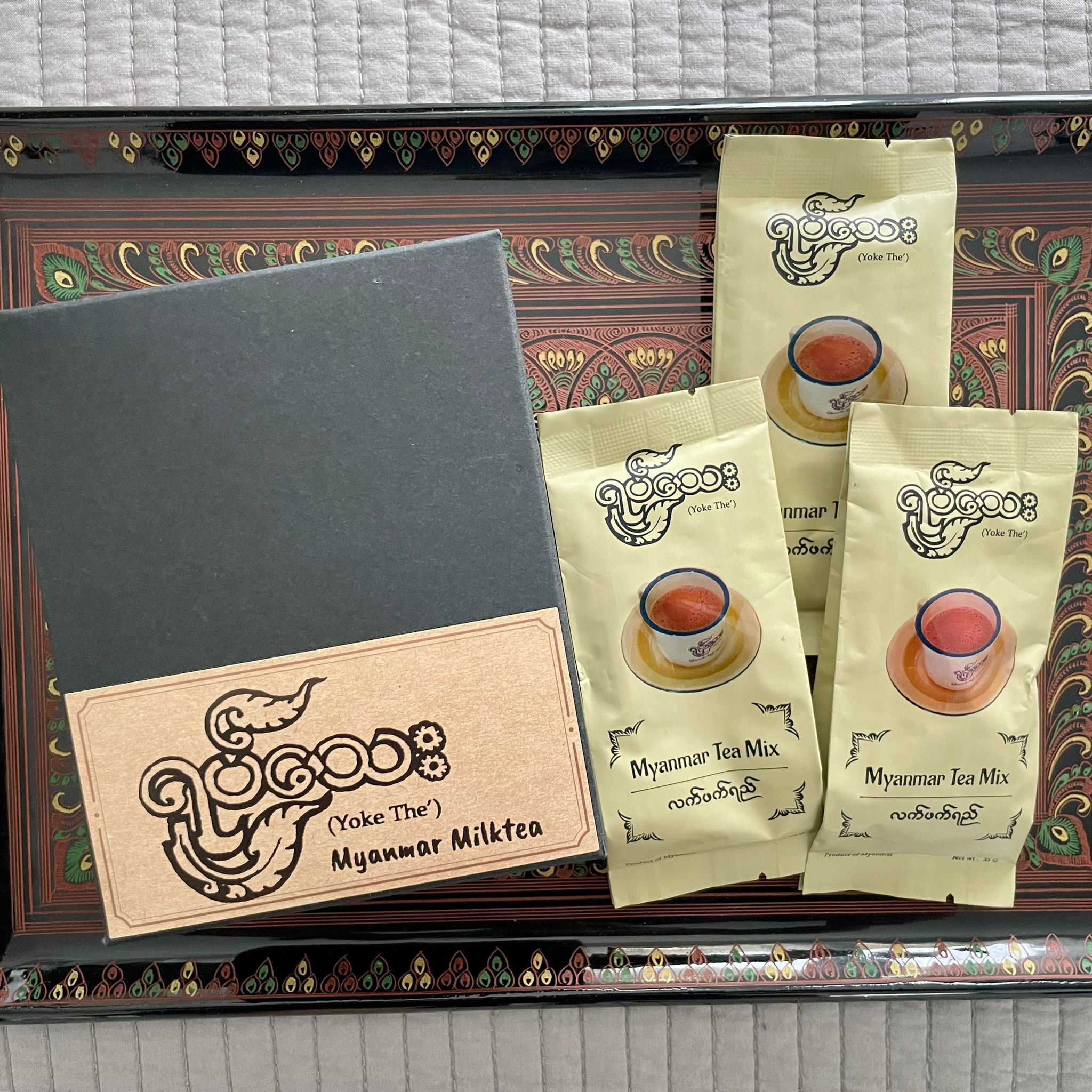 緬甸Yoke The' 三合一奶茶 (5包裝) | Myanmar Yoke The' 3-in-1 Milk Tea (x5) 