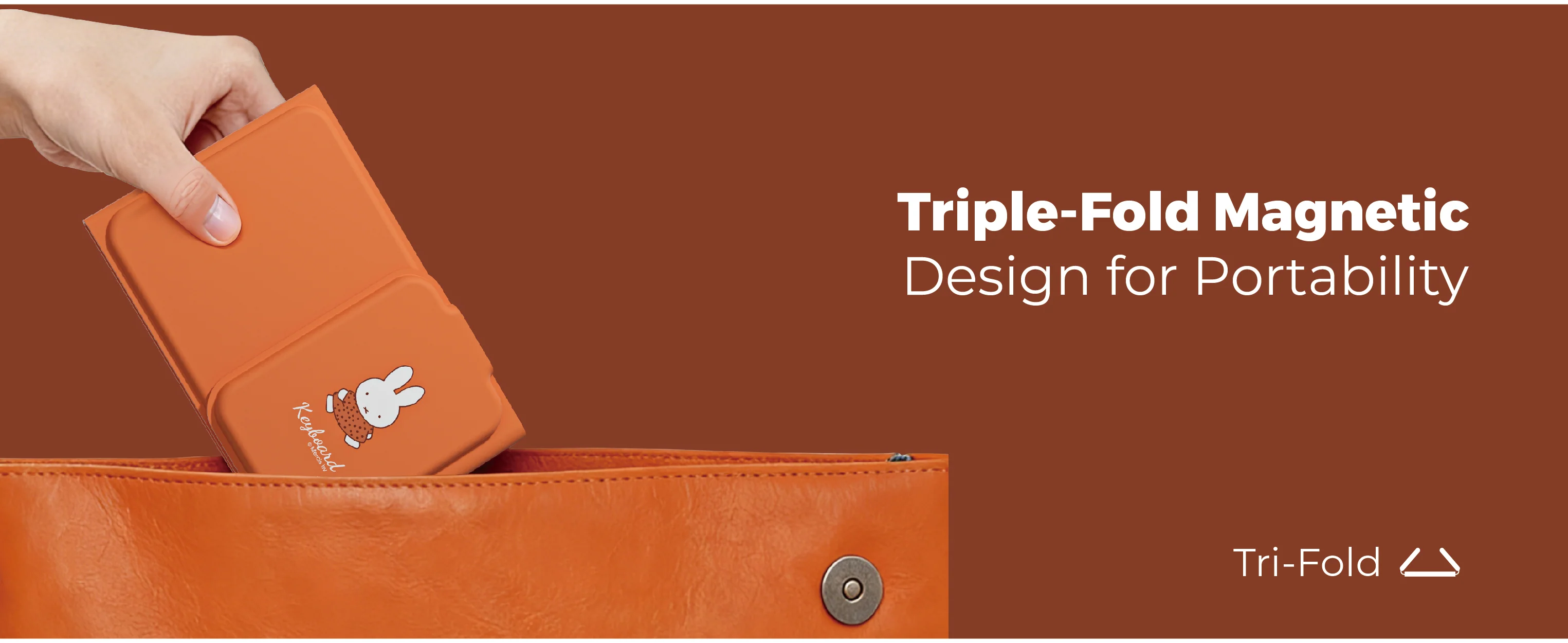 預購 miffy 三折式藍牙鍵盤 （3色選擇）