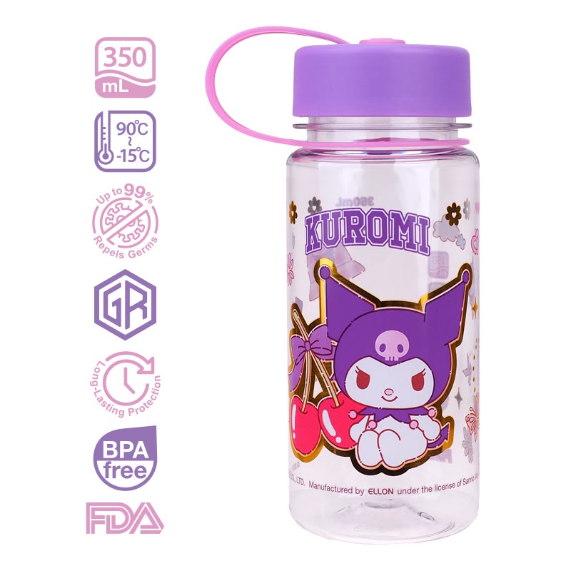 Kuromi 350ml BPA Free Water Bottle 膠水樽