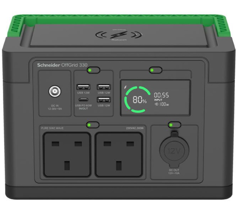  (332Wh) Schneider OffGrid 手提式流動電源(PPS330-UK) #大容量流動電能站 #移動電源 #外置電