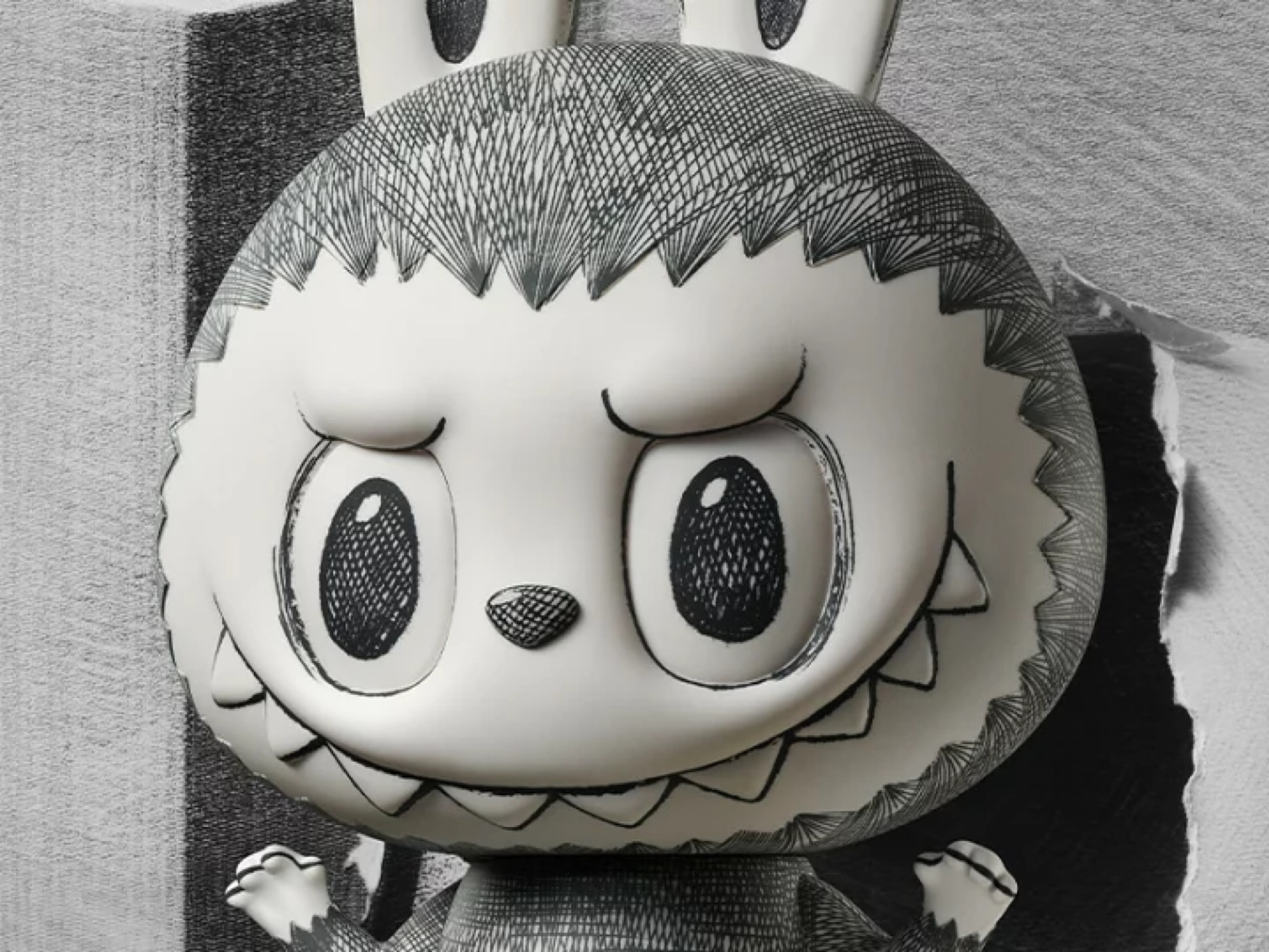 THE MONSTERS SKETCH / MEGA LABUBU 400%(35CM)