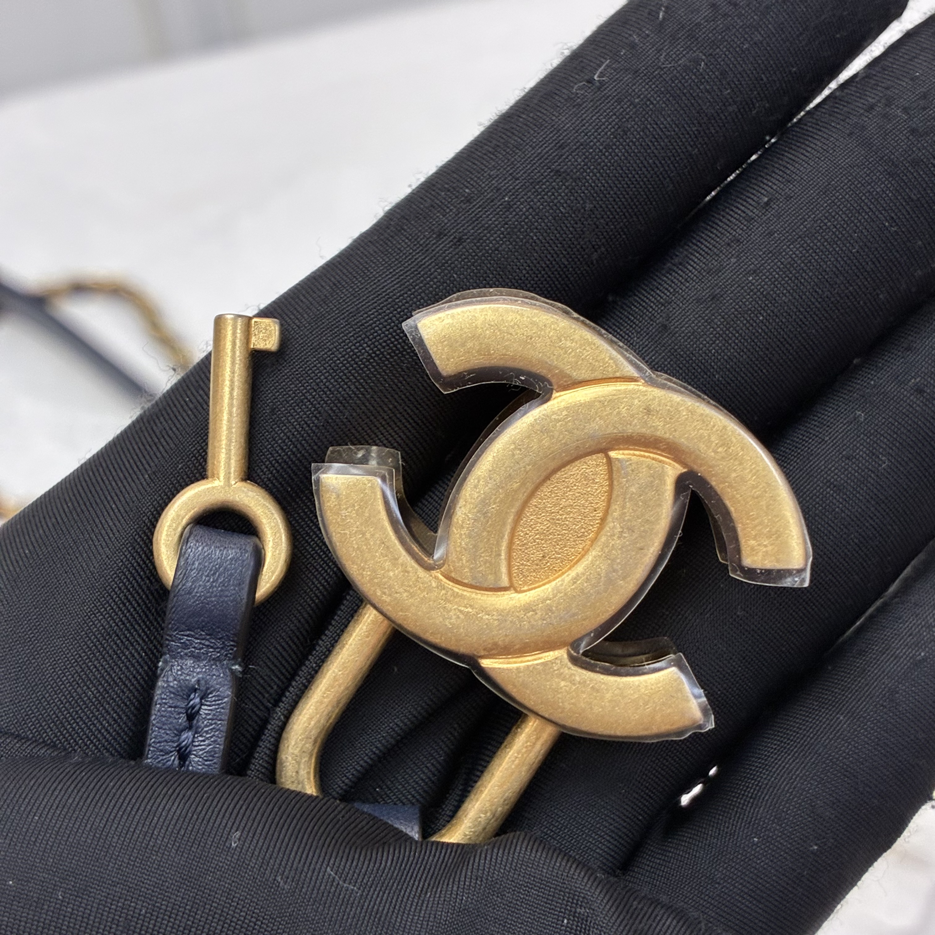 Chanel 相機包海軍藍