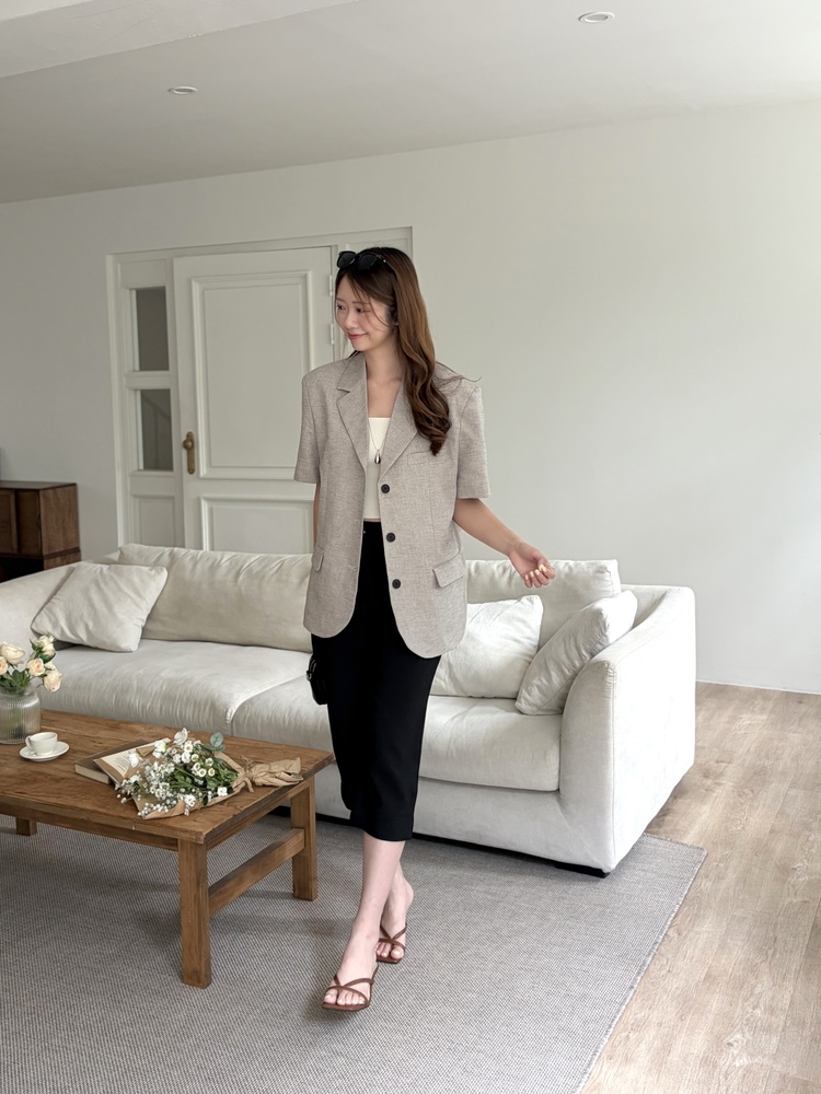 The Oversized Oatmeal Blazer