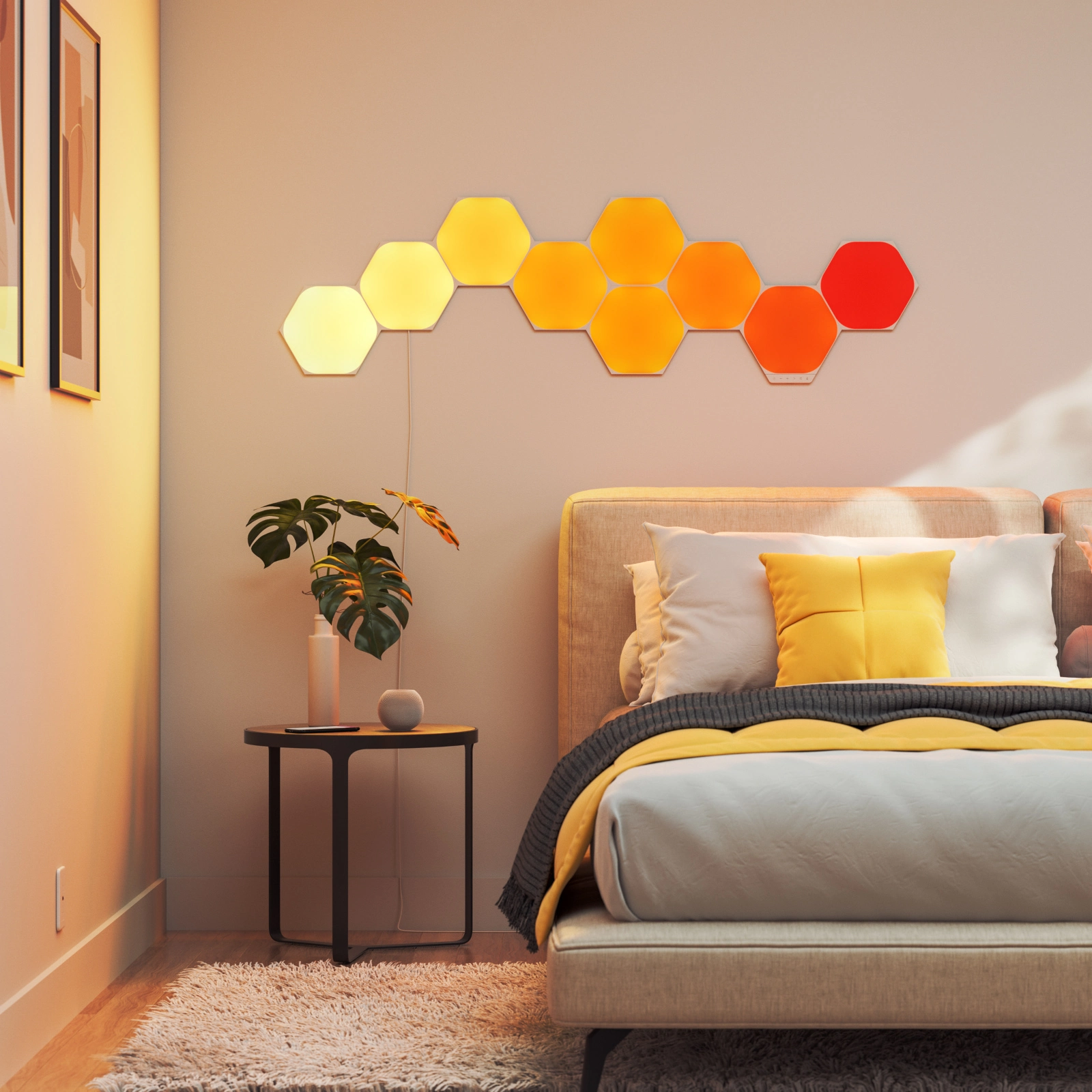 [原裝香港行貨| 2年保養]  Nanoleaf Shapes Hexagon Expansion Pack 六角形智能照明燈板 (3 塊補充裝) Nanoleaf Shapes Hexagon Expansion Pack (3 Panels) NL42-0001HX-3PK