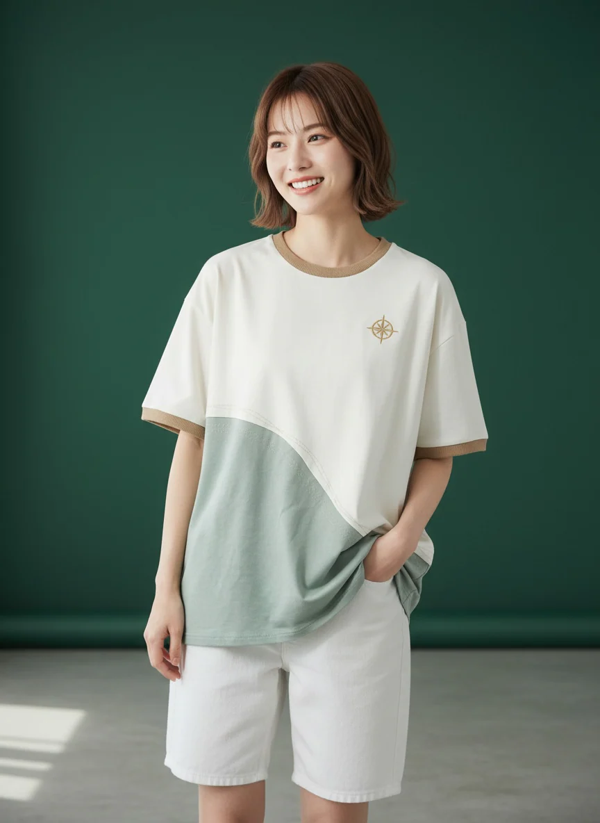 MOMOJI Antibes Tee (1-Azure Mist) | Hooman (Adult/Kids)