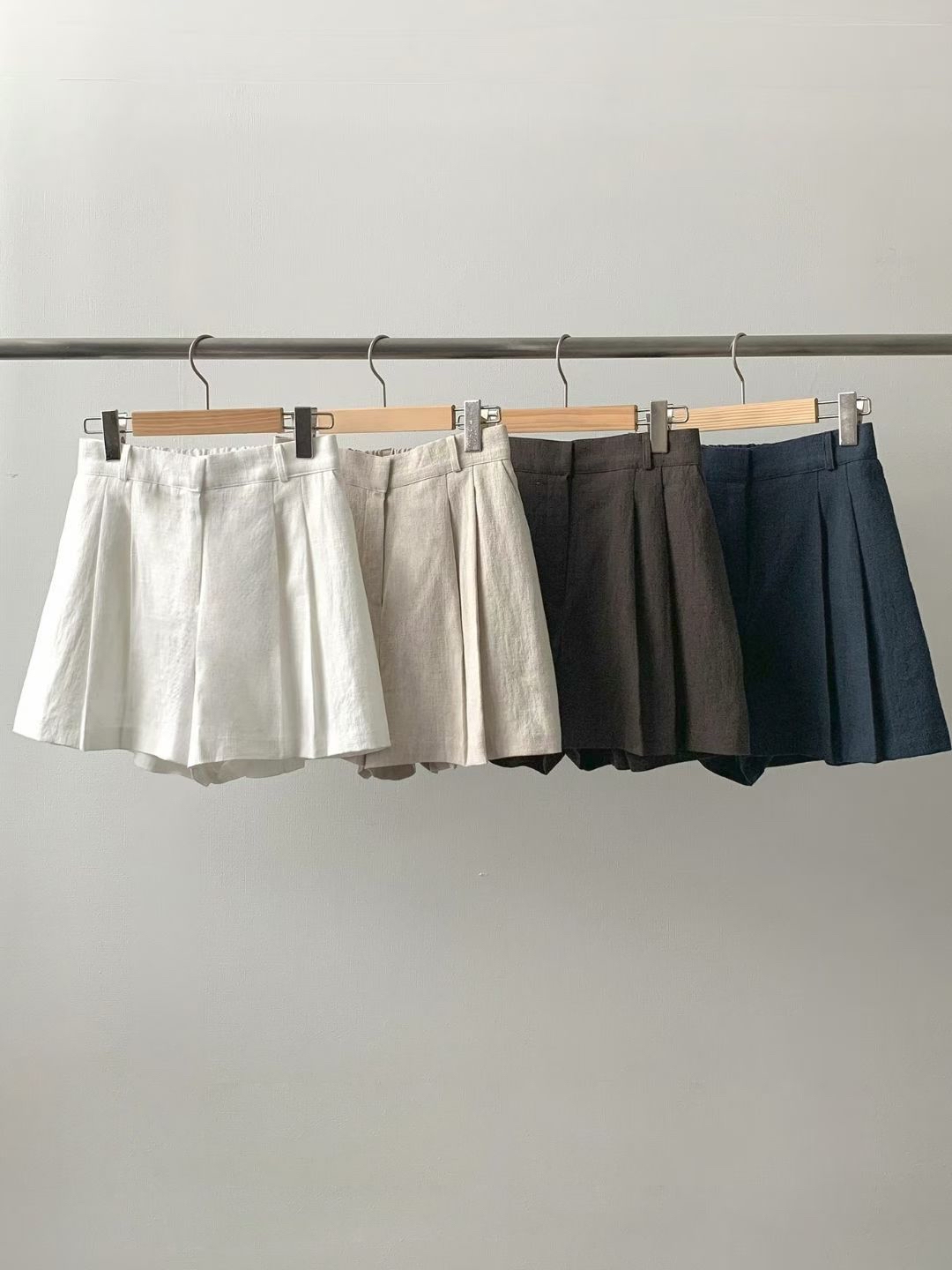 ♥︎Summer Clean-fit Linen Shorts
