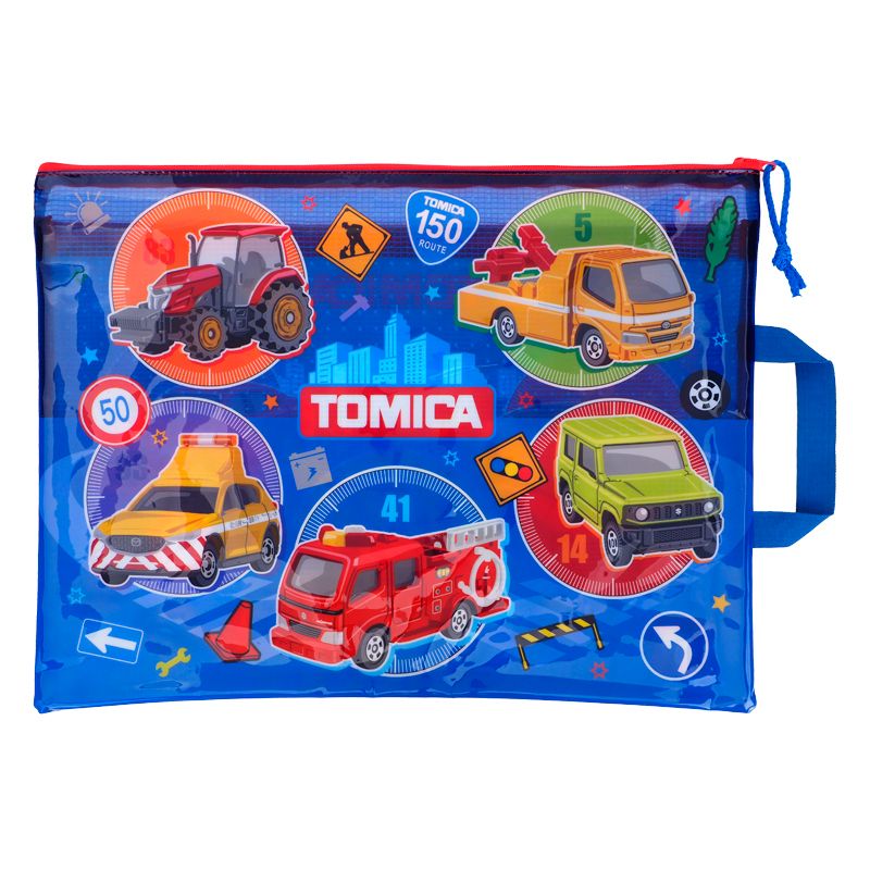 Tomica F4 PVC Mesh Bag W/ Double Zipper (Large Size) 文件袋 (大)