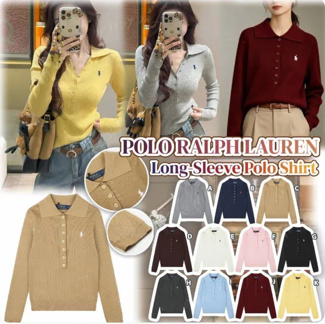 預訂 RL Polo Long-Sleeve Polo Shirt 翻領冷衫 