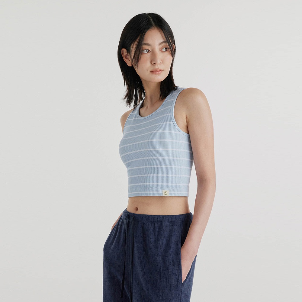 【無縫入膊】預購_FEWSBT085 Seamless Striped Racerback by front2line