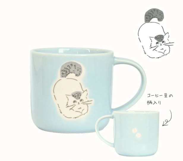 日本製 柔和貓咪馬克杯