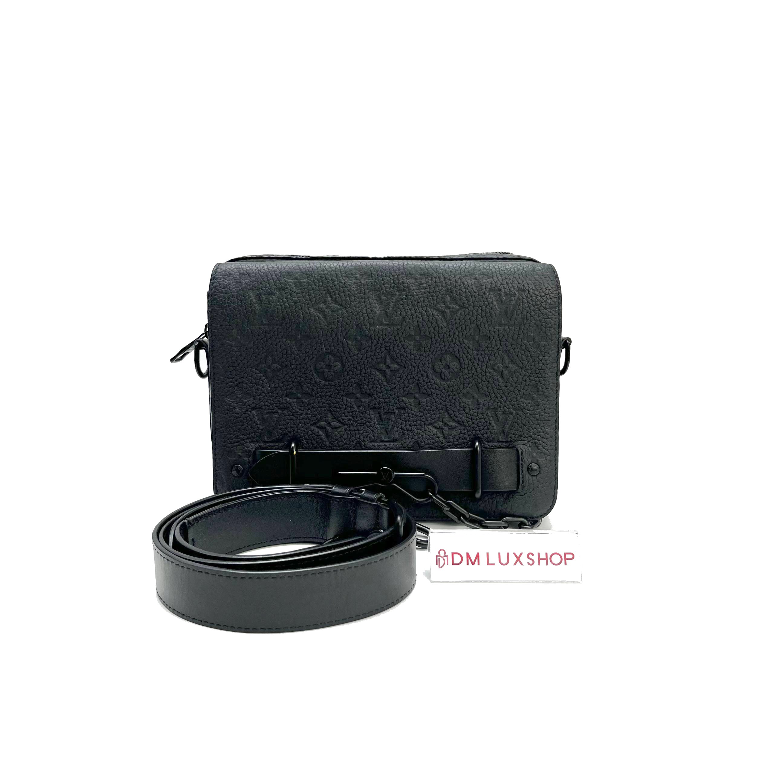 LV Taurillon Steamer Messenger Bag 