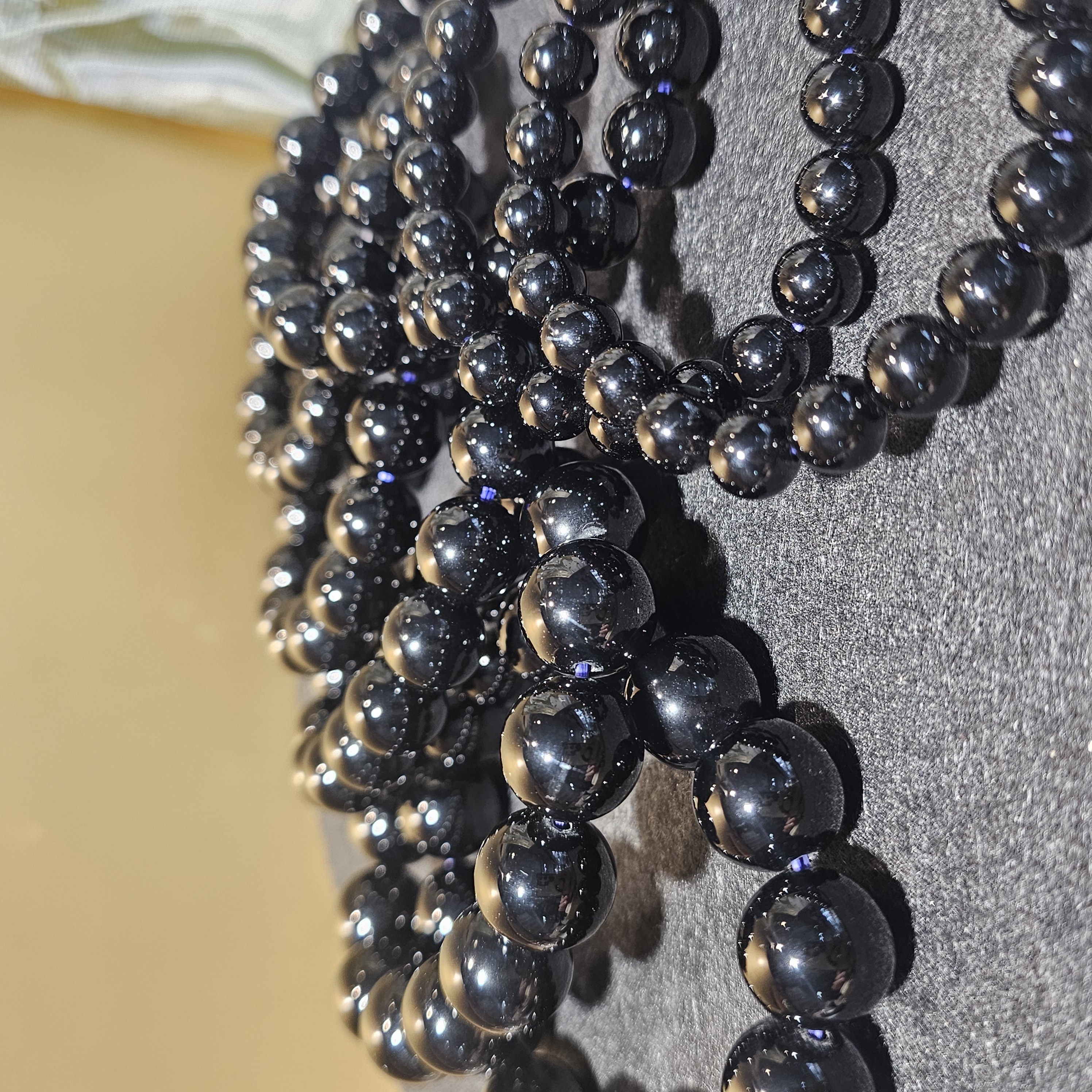 黑瑪瑙手串(Black Agate)