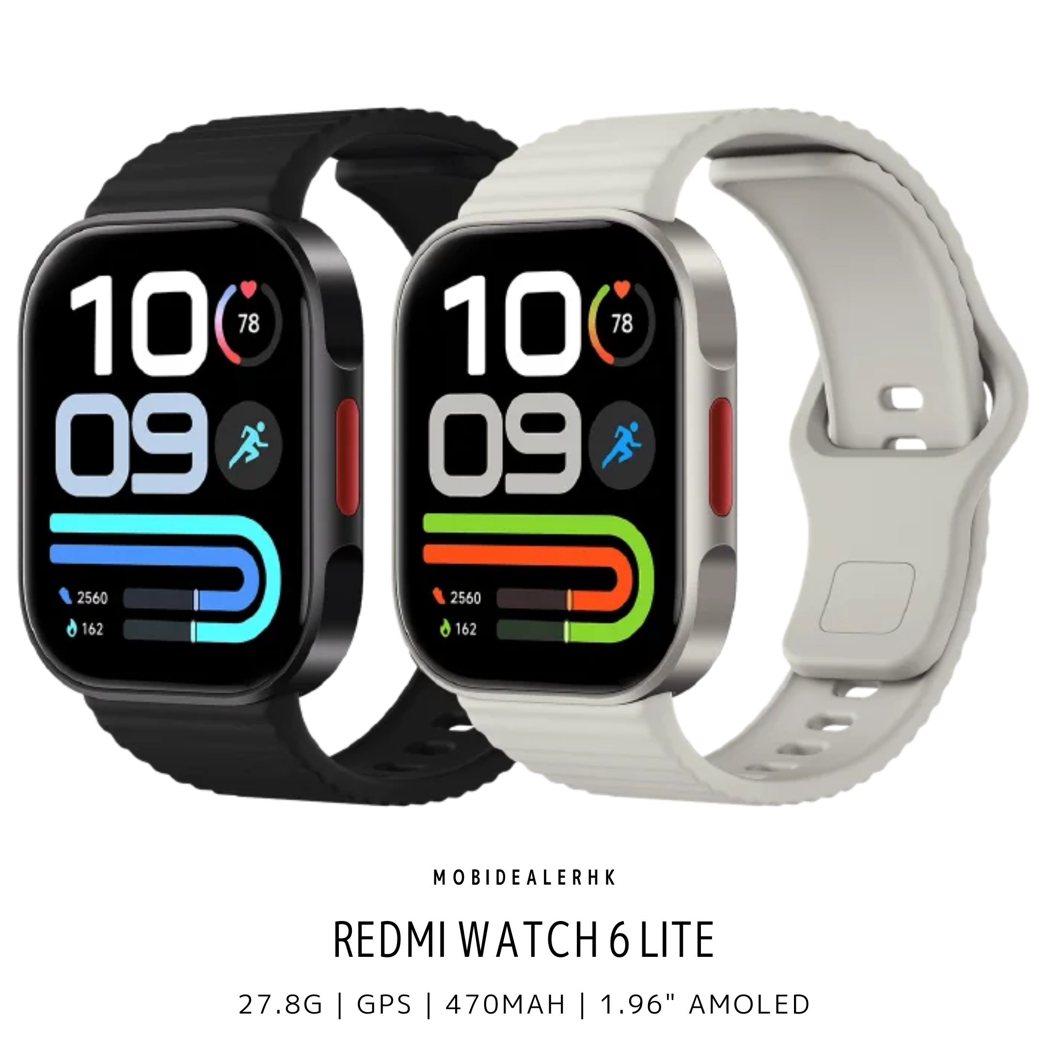 Redmi Watch 6 Lite | 紅米 Watch 6 Lite | 智能手錶 | 1.96" | AMOLED | GPS | 藍牙通話 | 5ATM | 18天續航