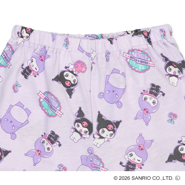 🇯🇵預訂 日本直送🇯🇵清爽材質Kuromi滿印短袖家居服上下套裝