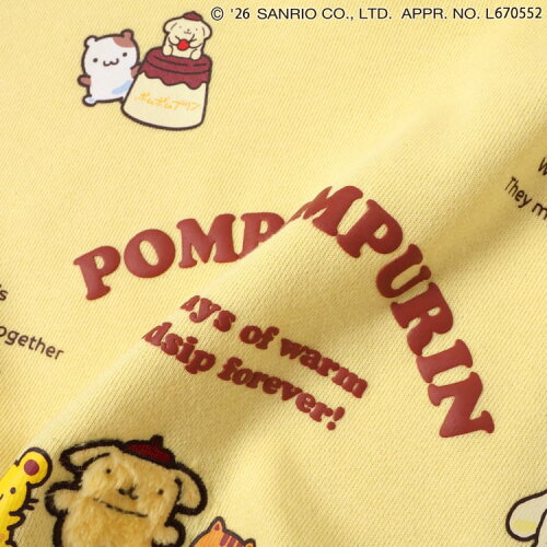 🆕【⭐訂購⭐】🇯🇵日本直送 #Kitty / #Pompompurin 層疊荷葉邊領 毛絨貼花 衛衣🌀 [ELJA-0148][261116]