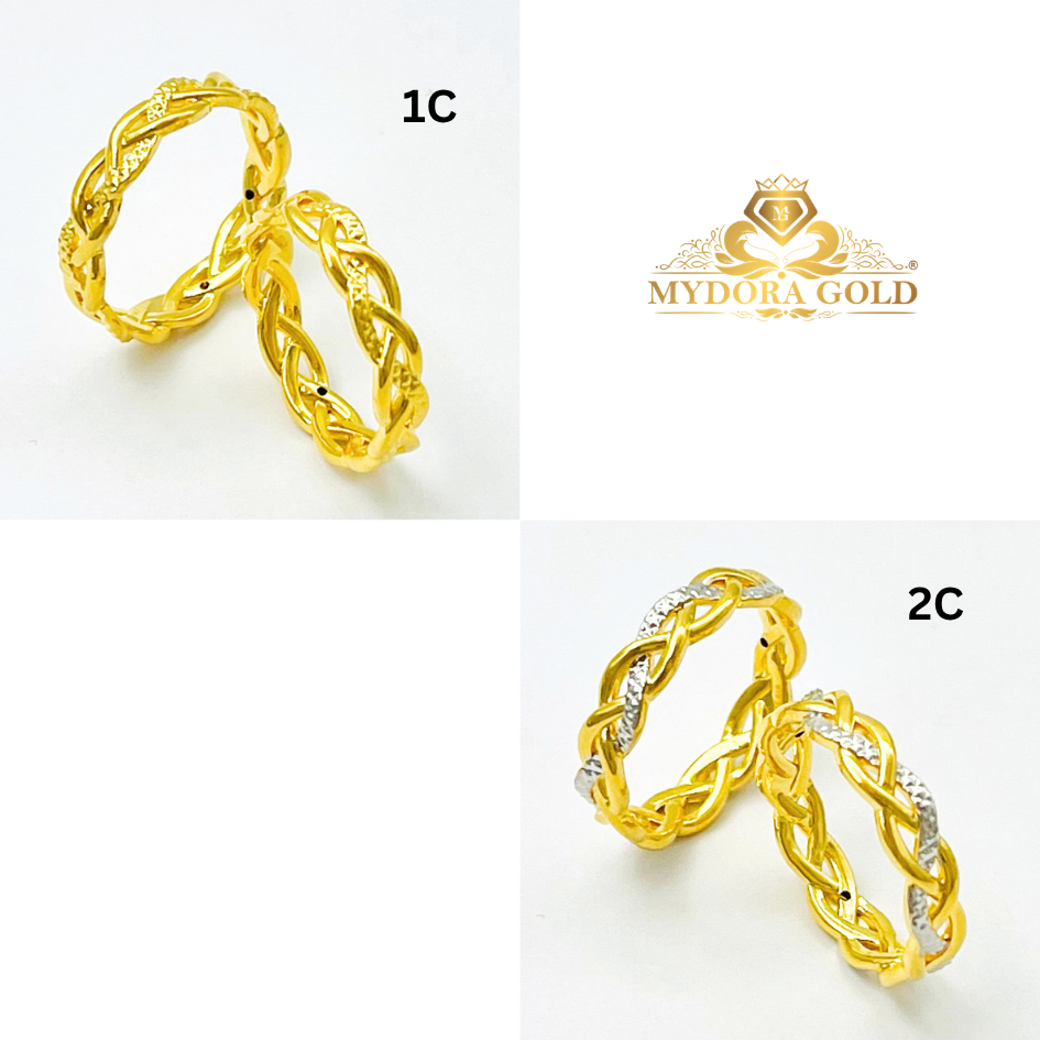 MYDORA Cincin Mini Twisted Rapunzel (5G) l EMAS 916/22K