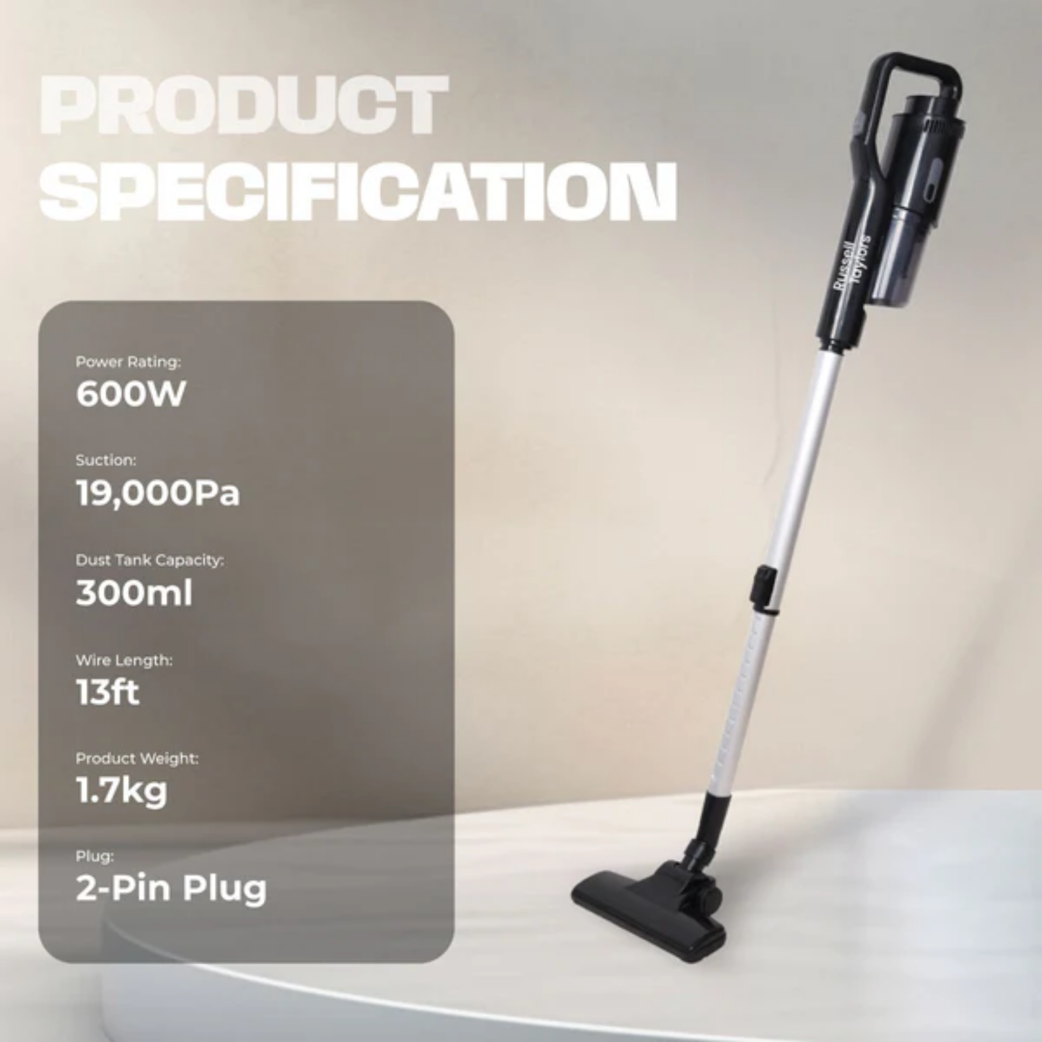 Russell Taylors Interchangeable Vacuum Cleaner (V1)