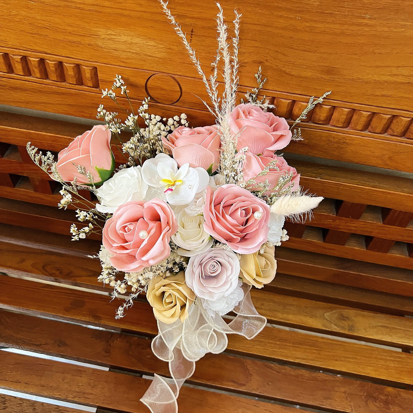 Bridal Bouquet Soap Flower