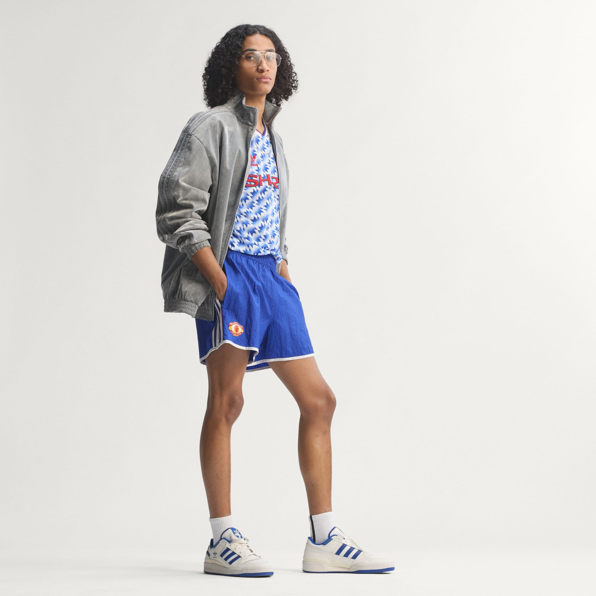 經典休閒美學 ⚽ Adidas Originals Manchester United 曼聯 1991/92 復古運動短褲 JD5816