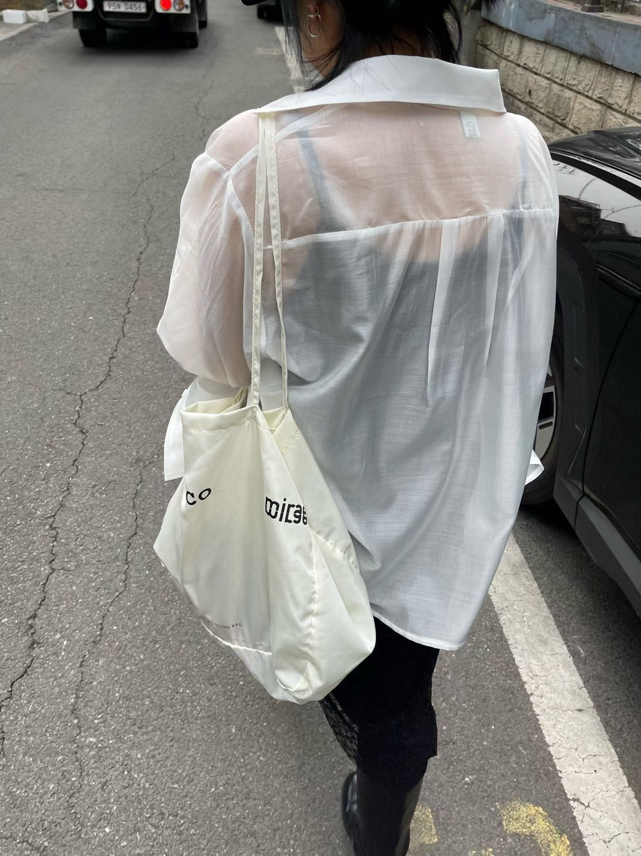 東大門女裝Fine | See-through shirt 