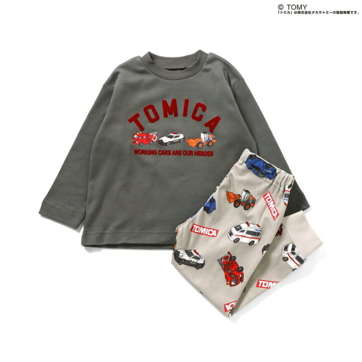 🇯🇵預訂 日本直送🇯🇵Breeze x Tomica系列三色車車印花長袖家居服上下套裝