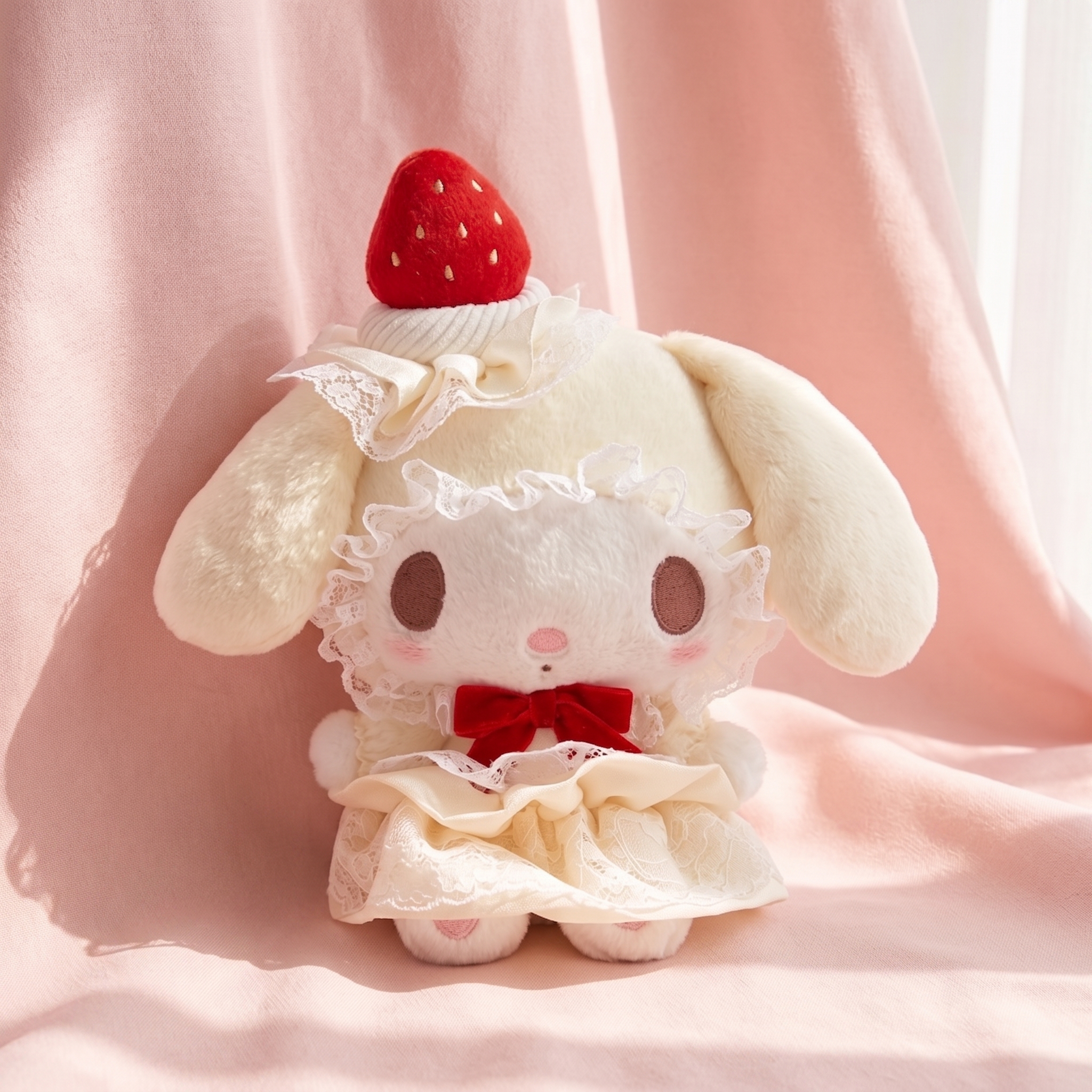 Sanrio - 草莓蛋糕公仔 (白色My Melody款)