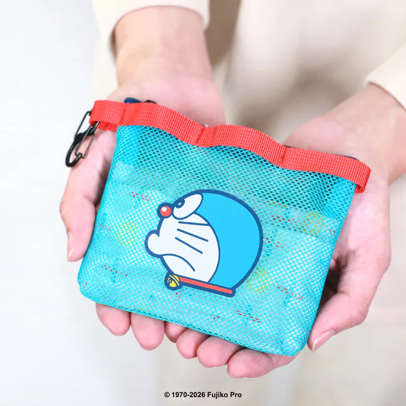 [現貨] 多啦A夢 Doraemon 多用途散紙包 | 隨身掛扣拉鏈袋｜小錢包｜收納袋｜旅行必備