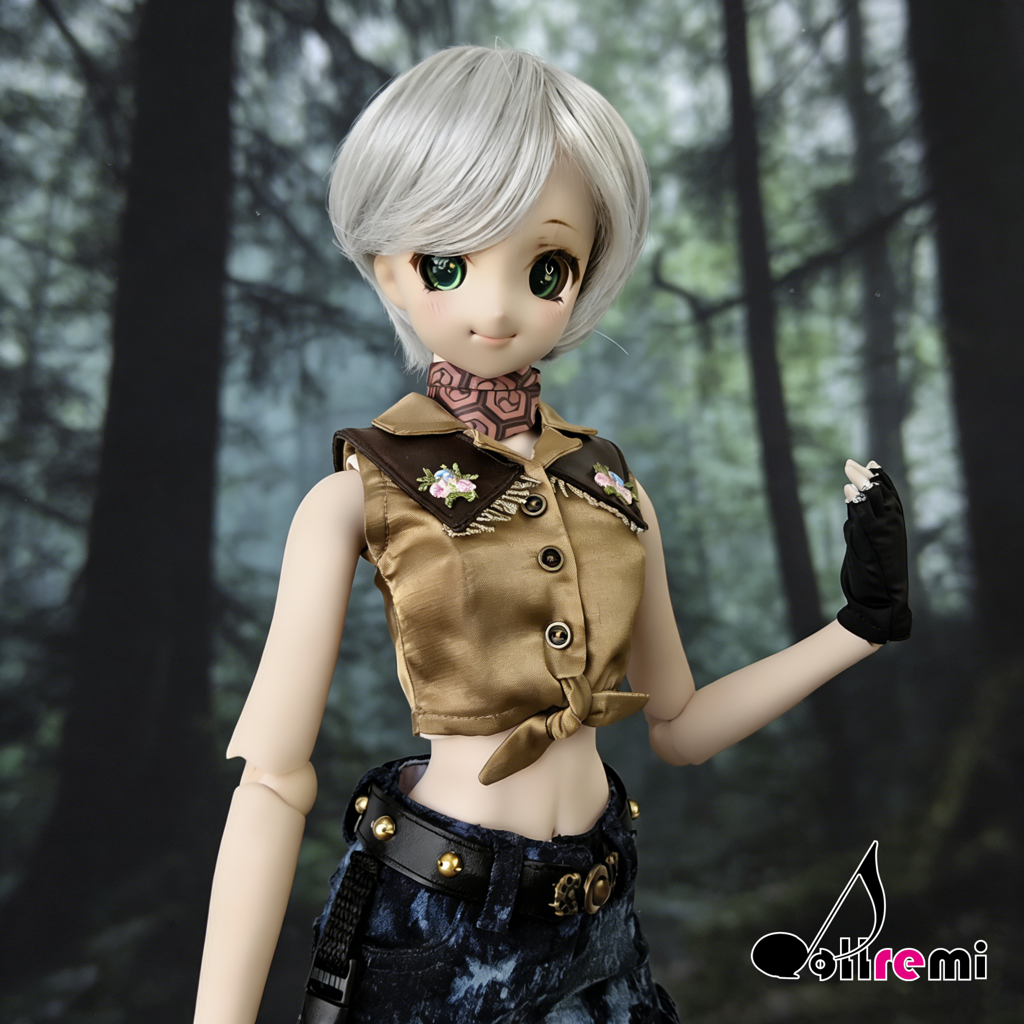 【dollremi】(DD0921) COS Resident Evil : Biohazard - Rebecca Chamber's Cowgirl costume 生化危機 - 瑞貝卡·查姆博斯 - 女牛仔風