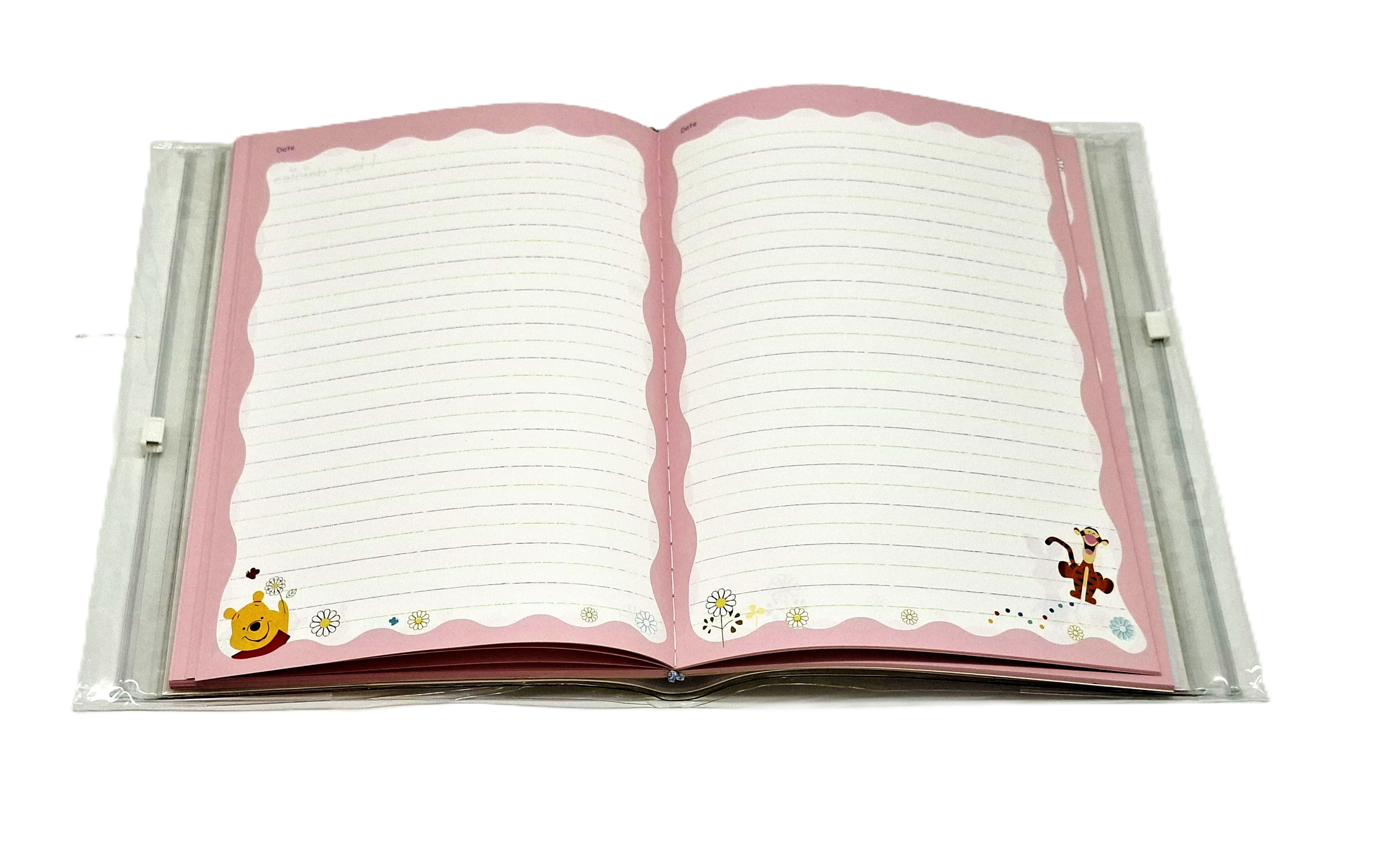 A5雙夾鏈收納筆記 Winnie the Pooh 維尼熊 (DPNA-25015B)