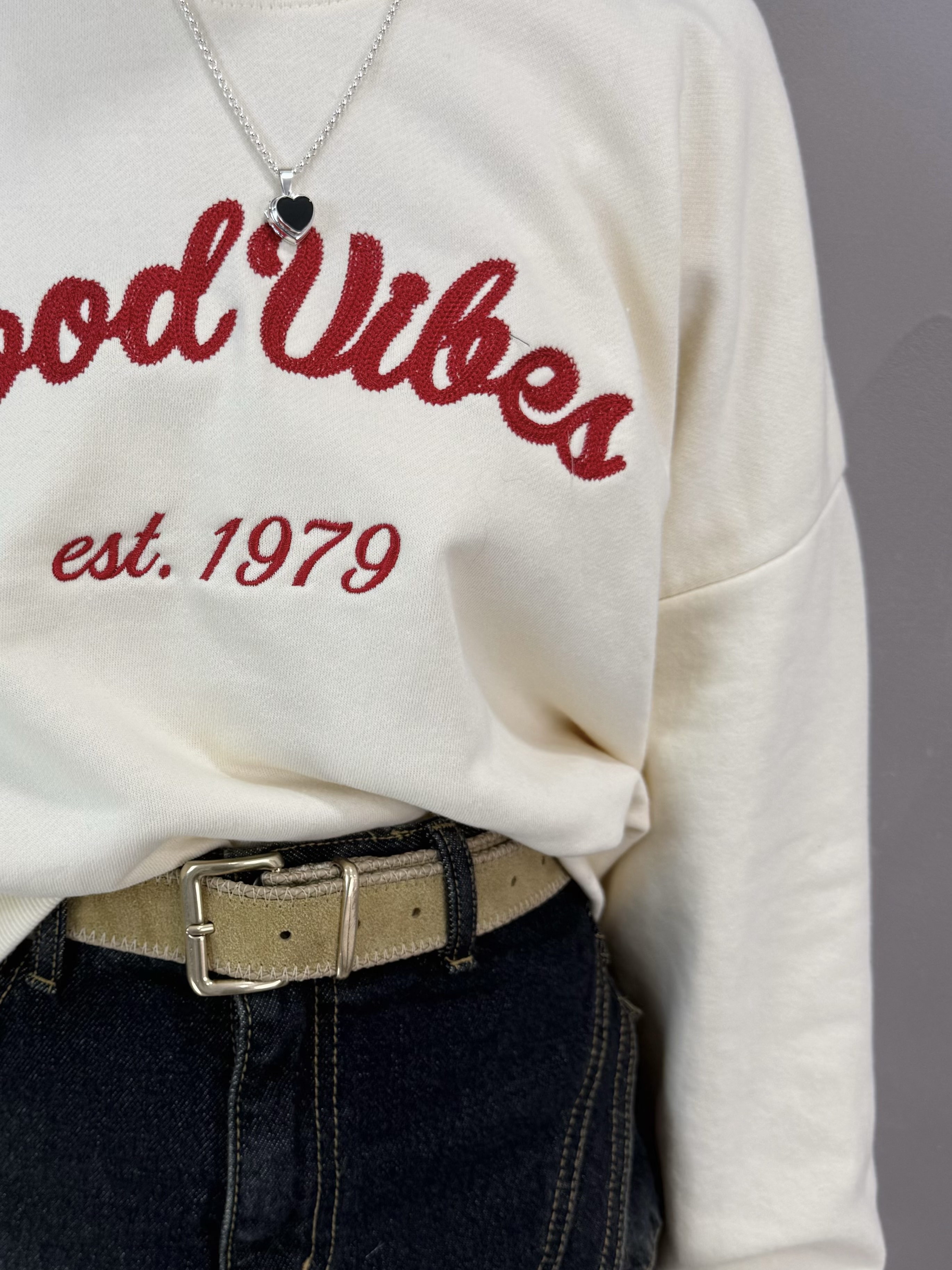 E60 刺繡Good 衛衣