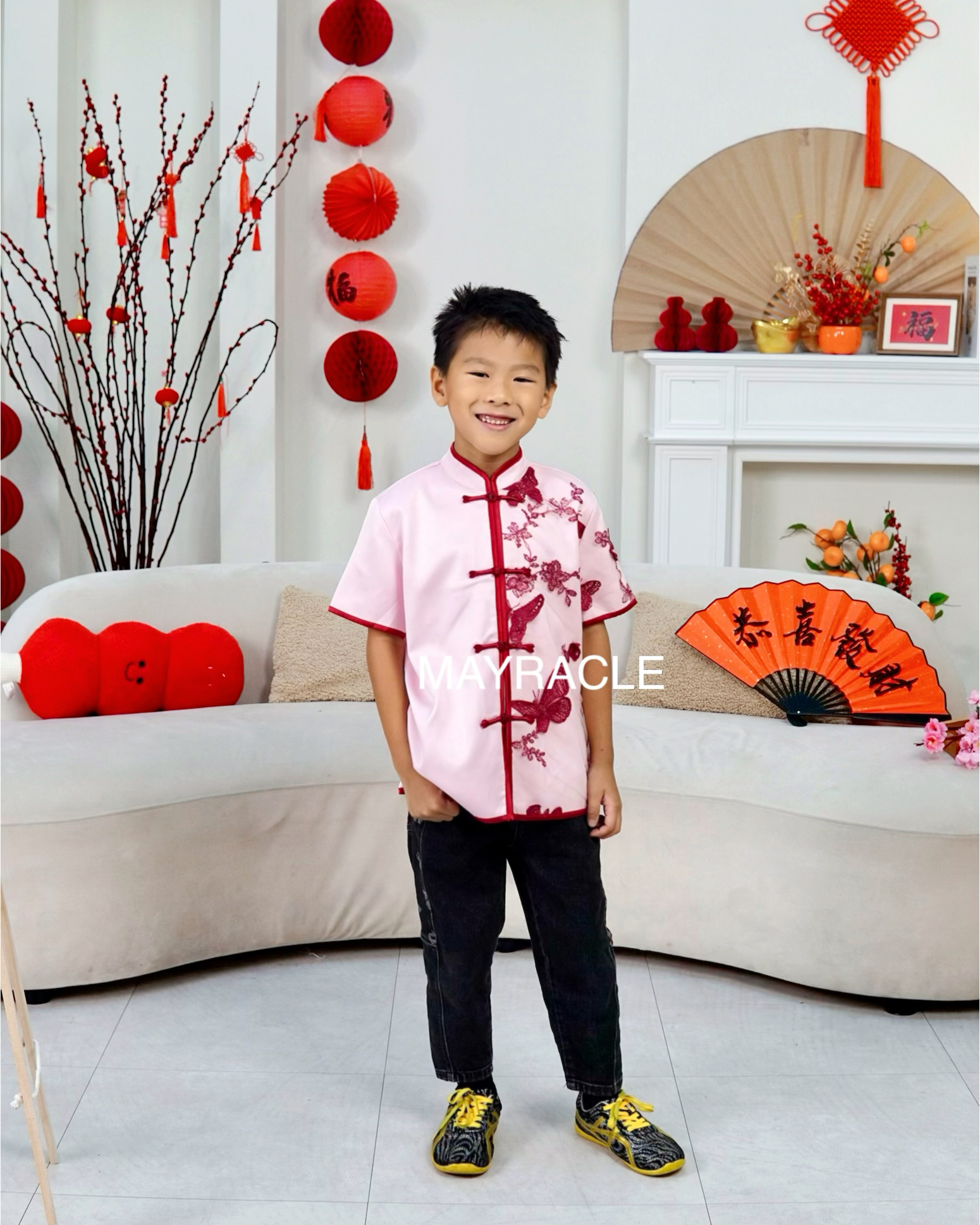 [PRE-ORDER] CNY 2027 Butterfly (蝶) Boy Shirt