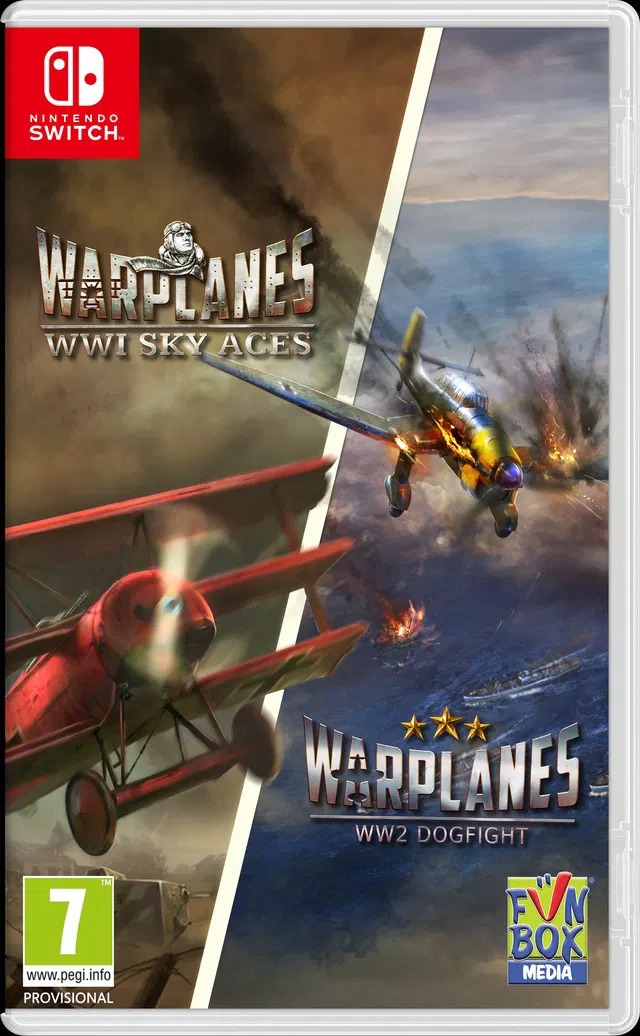 NS 戰機英雄：空戰合集 Warplanes: WW1 Sky Aces + Warplanes: WW2 Dogfight 中/英文  (英文封面) NSW-3875