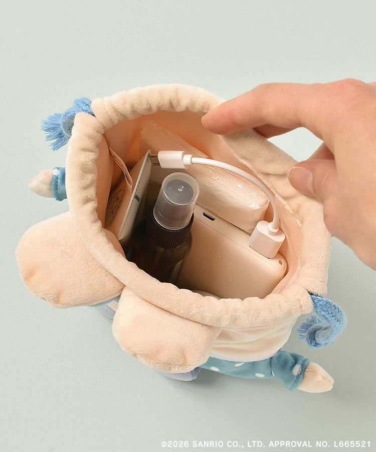 日本預訂📍日本限定Bleu Bleuet x Sanrio系列 - 立體索繩袋