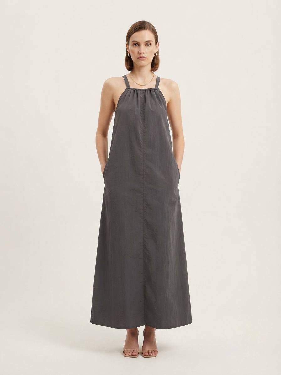 W32 - Serenity Halter Dress 