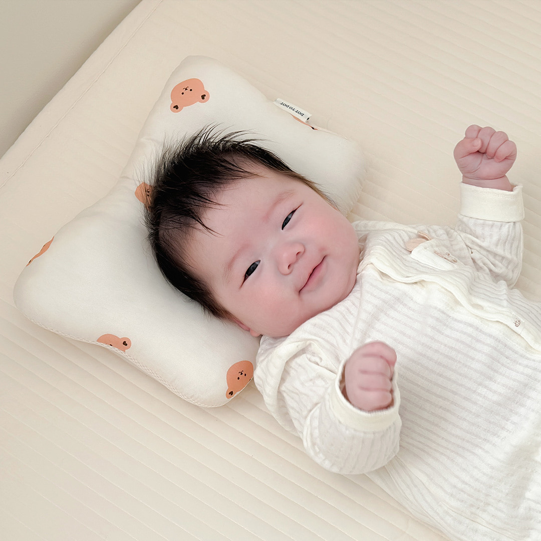 DOTTODOT  圓圓臉40支棉方形定型枕