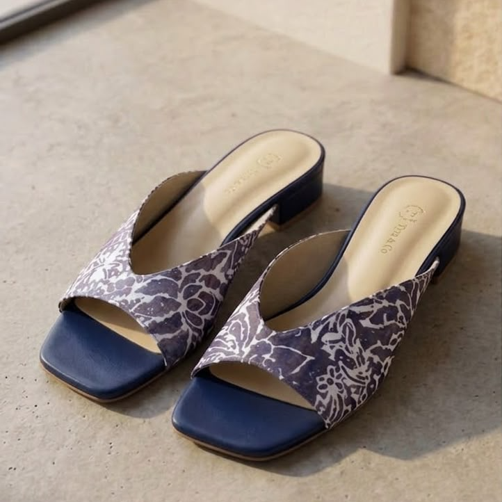 5824 - Seroja Slip-On Batik Heels