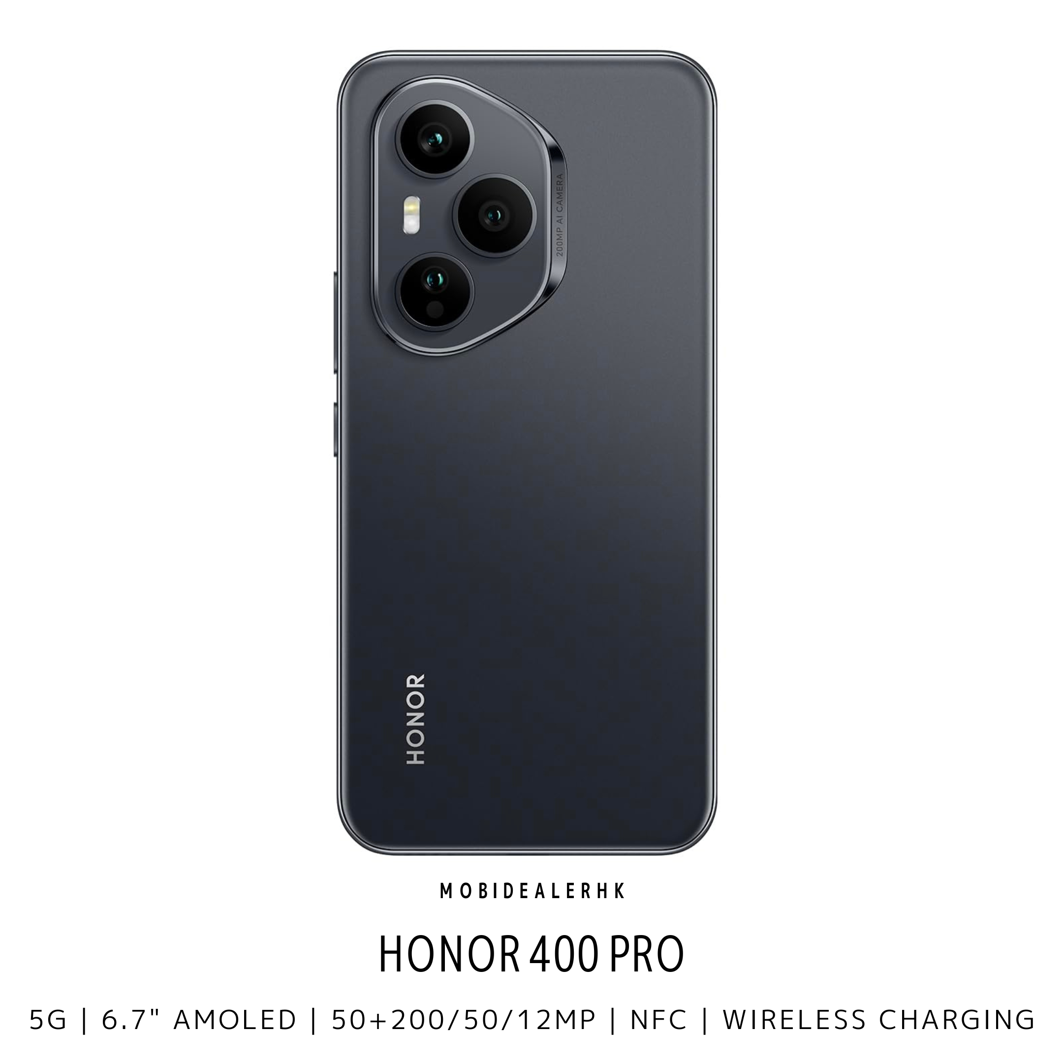 Honor 400 Pro | 榮耀 400 Pro | 5G | 智能手機 | 2億像素AI超清三鏡頭 | 100W快充 | 6.7"AMOLED | IP68防水
