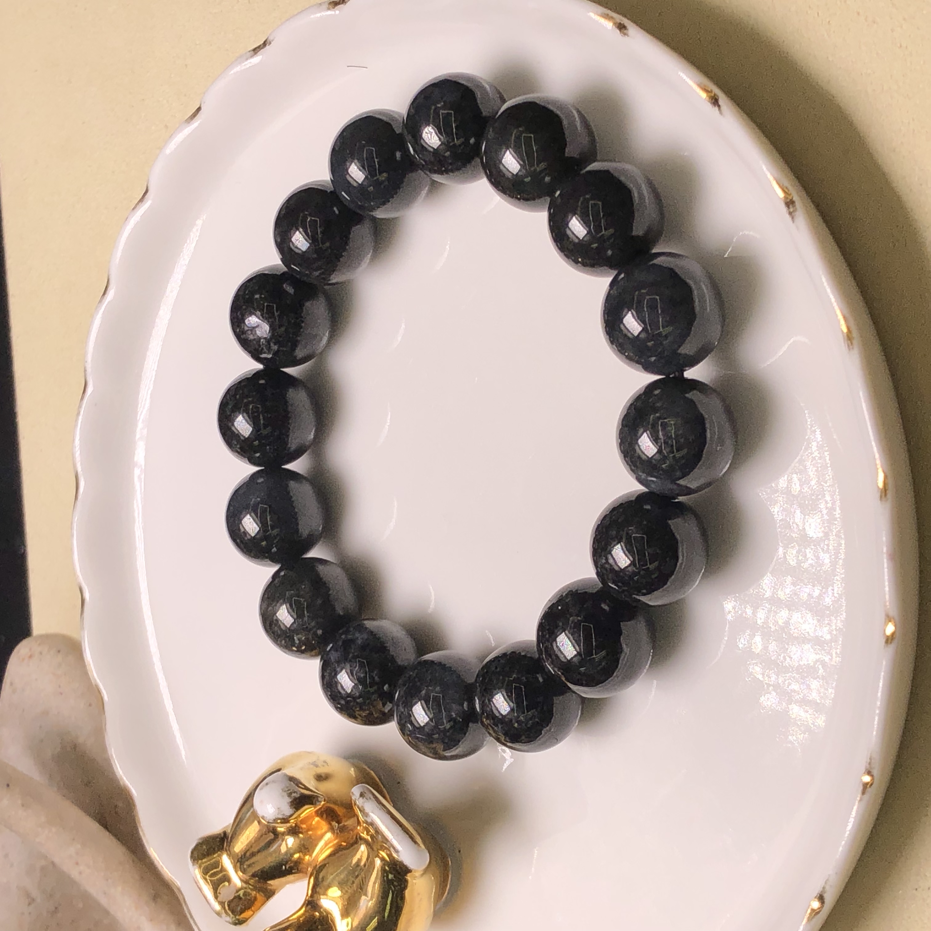 CA00697 烏雞手串13mm