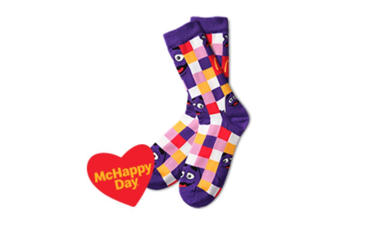 C-2604-加拿大Mcdonalds 2026慈善襪 -5月中到貨