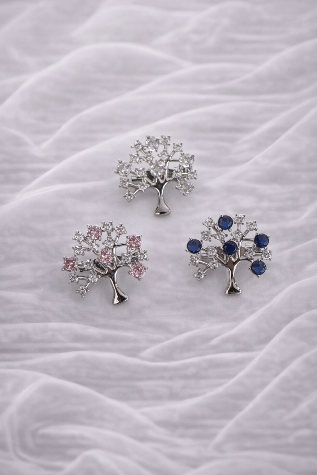 Swarovski Crystal Tree of Blessings Brooch